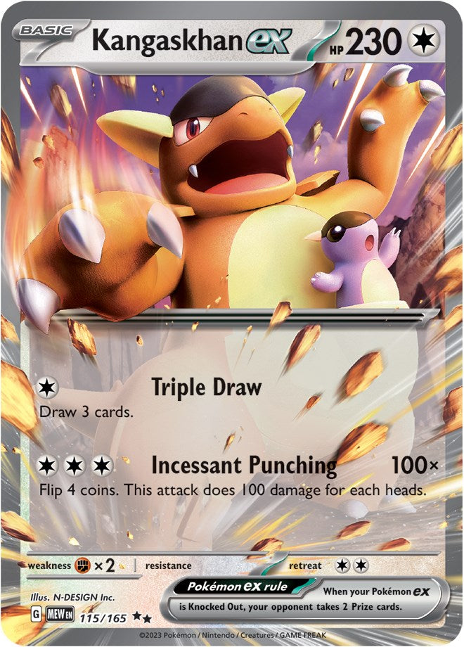 Kangaskhan ex (115/165) [Scarlet & Violet: 151] | Rock City Comics