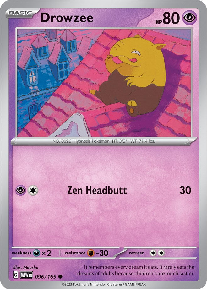 Drowzee (096/165) [Scarlet & Violet: 151] | Rock City Comics