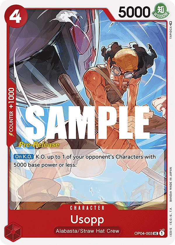 Usopp [Kingdoms of Intrigue Pre-Release Cards] | Rock City Comics