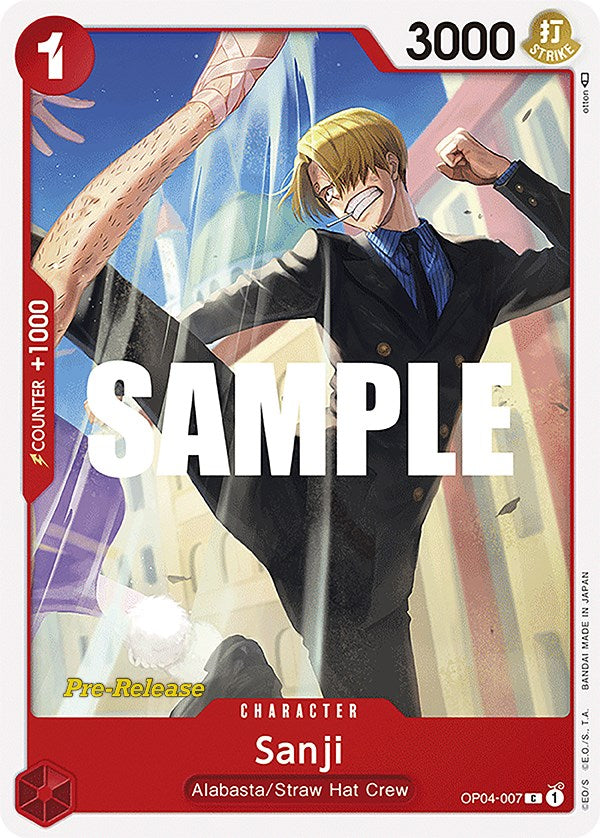 Sanji [Kingdoms of Intrigue Pre-Release Cards] | Rock City Comics