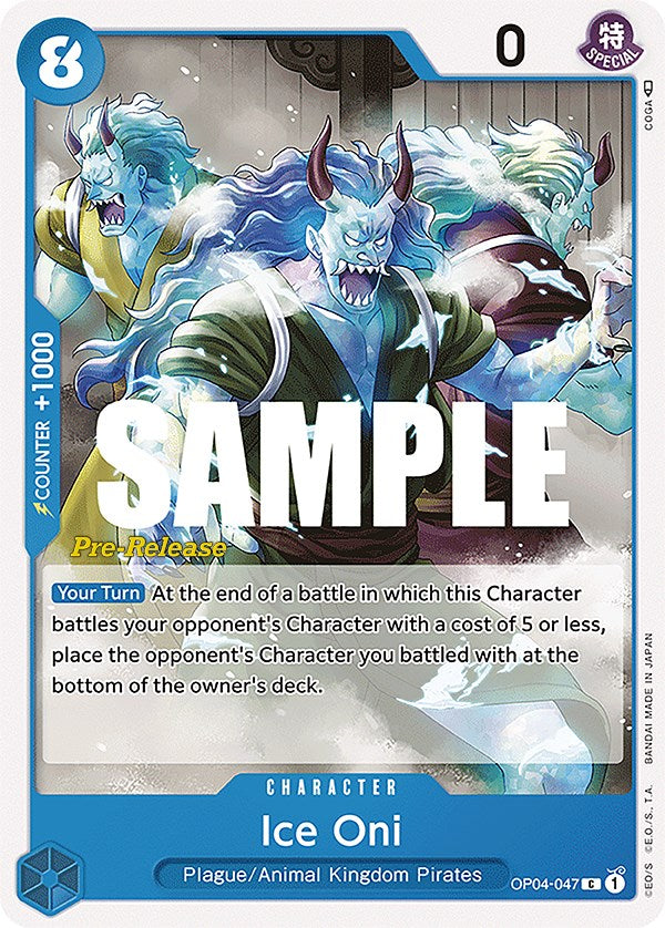 Ice Oni [Kingdoms of Intrigue Pre-Release Cards] | Rock City Comics