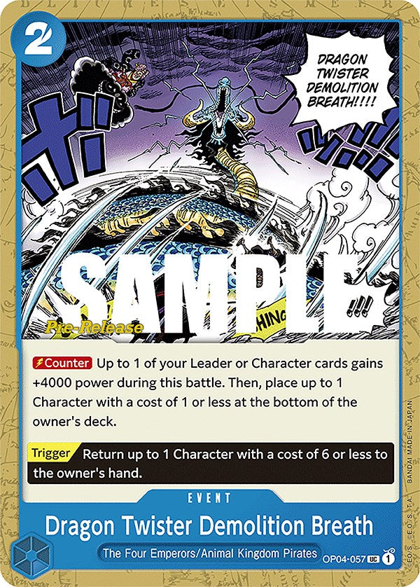 Dragon Twister Demolition Breath [Kingdoms of Intrigue Pre-Release Cards] | Rock City Comics