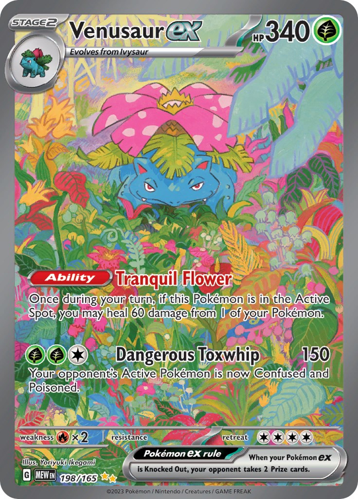 Venusaur ex (198/165) [Scarlet & Violet: 151] | Rock City Comics