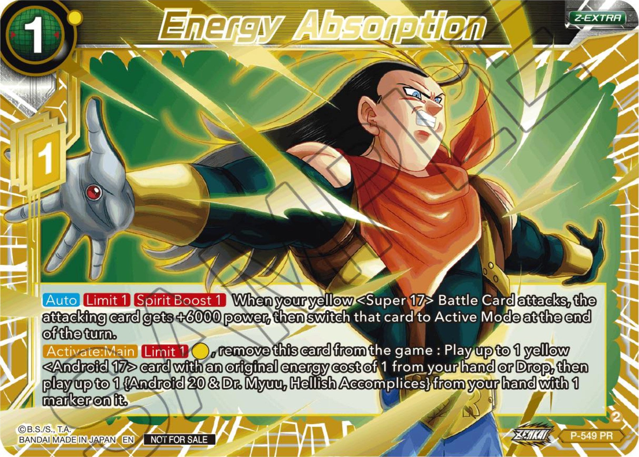 Energy Absorption (Championship Z Extra Card Pack 2023) (P-549) [Tournament Promotion Cards] | Rock City Comics