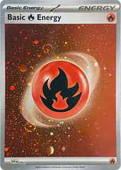 Basic Fire Energy (002) (Cosmos Holo) [Scarlet & Violet: Base Set] | Rock City Comics