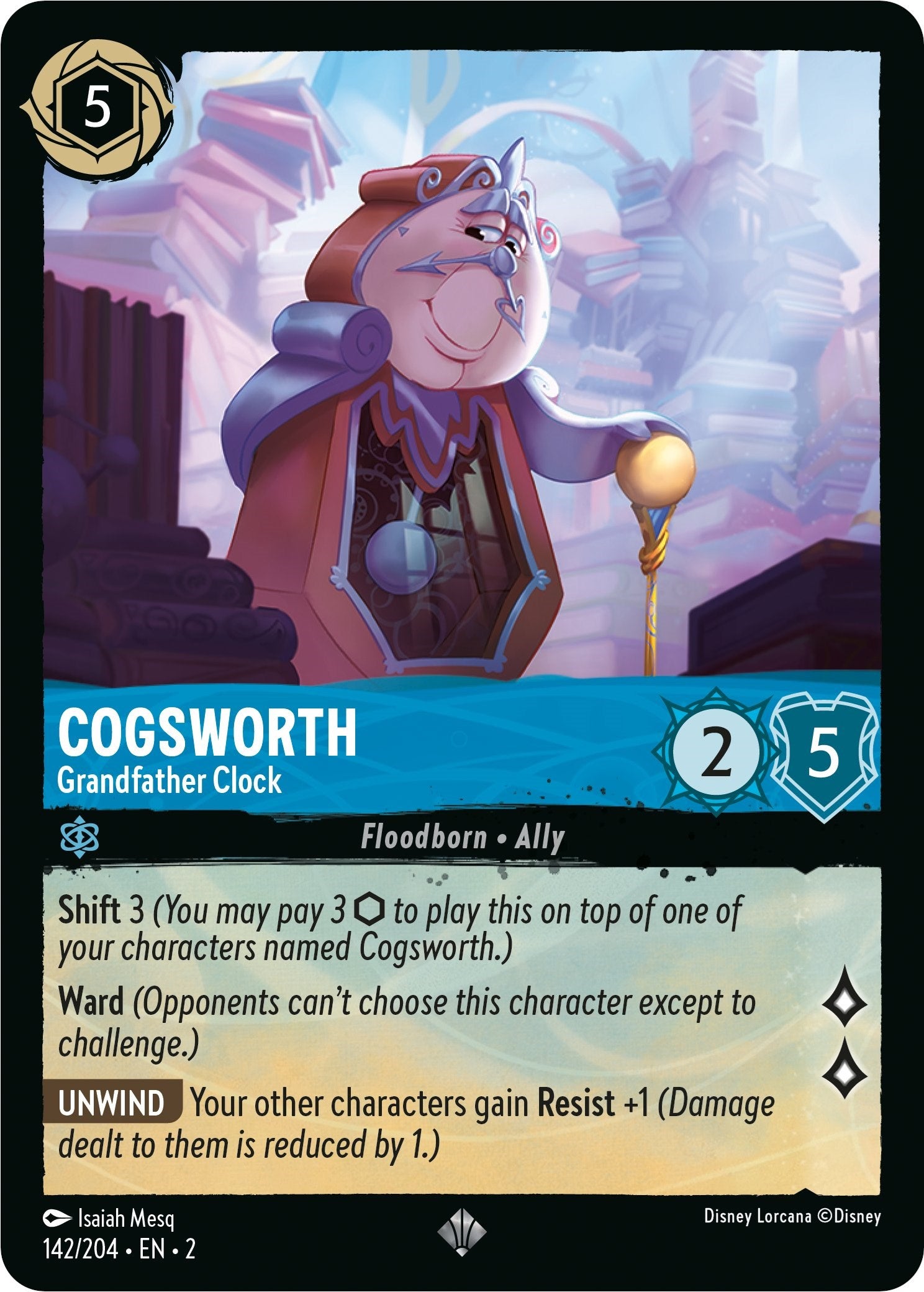 Cogsworth - Grandfather Clock (142/204) [Rise of the Floodborn] | Rock City Comics
