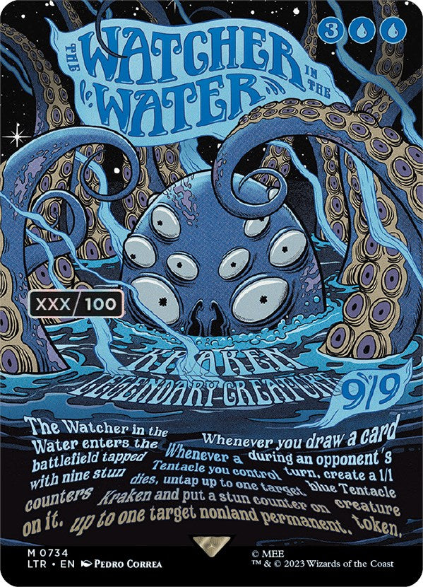 The Watcher in the Water (Borderless Poster) (Serialized) [The Lord of the Rings: Tales of Middle-Earth] | Rock City Comics