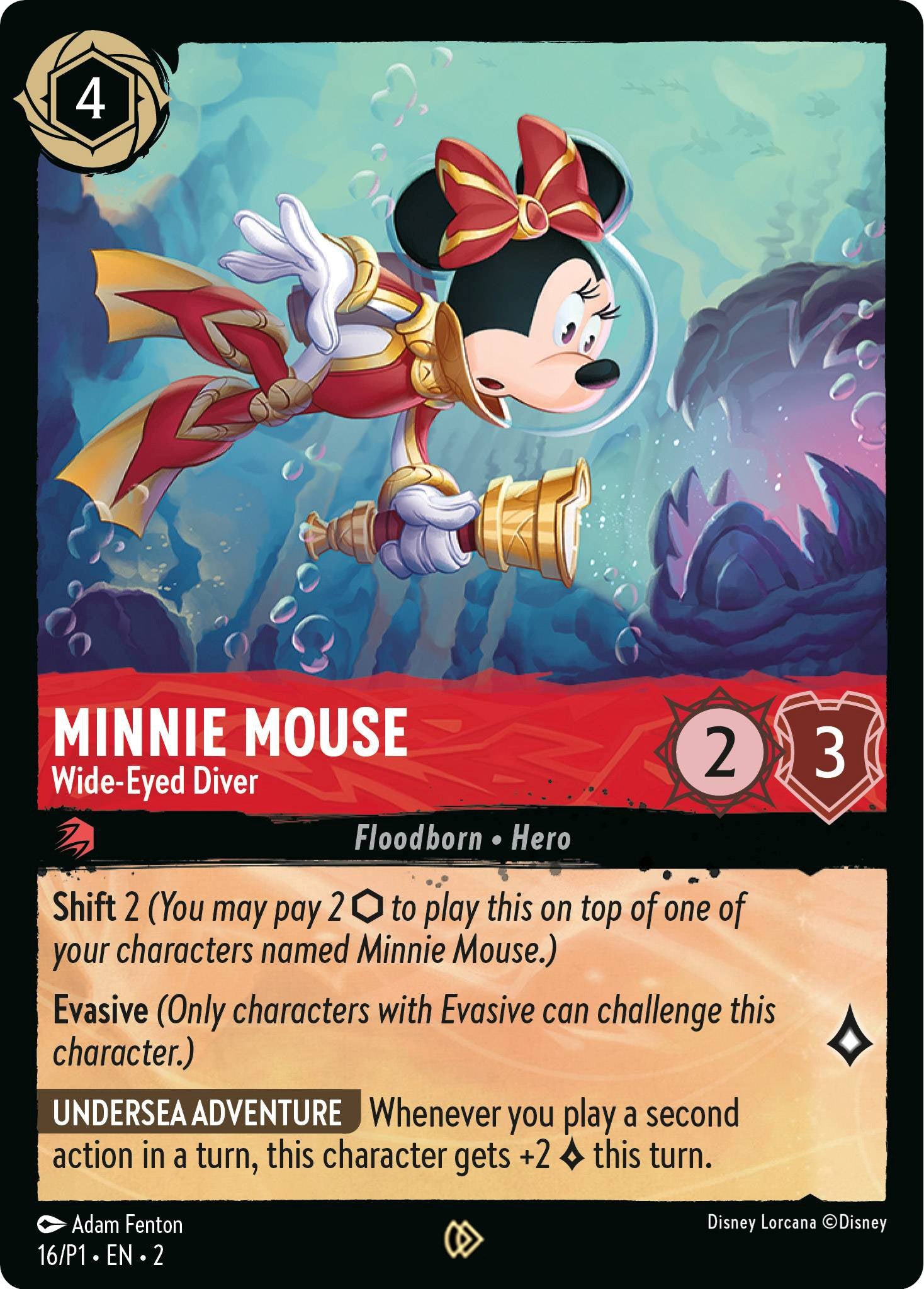 Minnie Mouse - Wide-Eyed Diver (16) [Promo Cards] | Rock City Comics