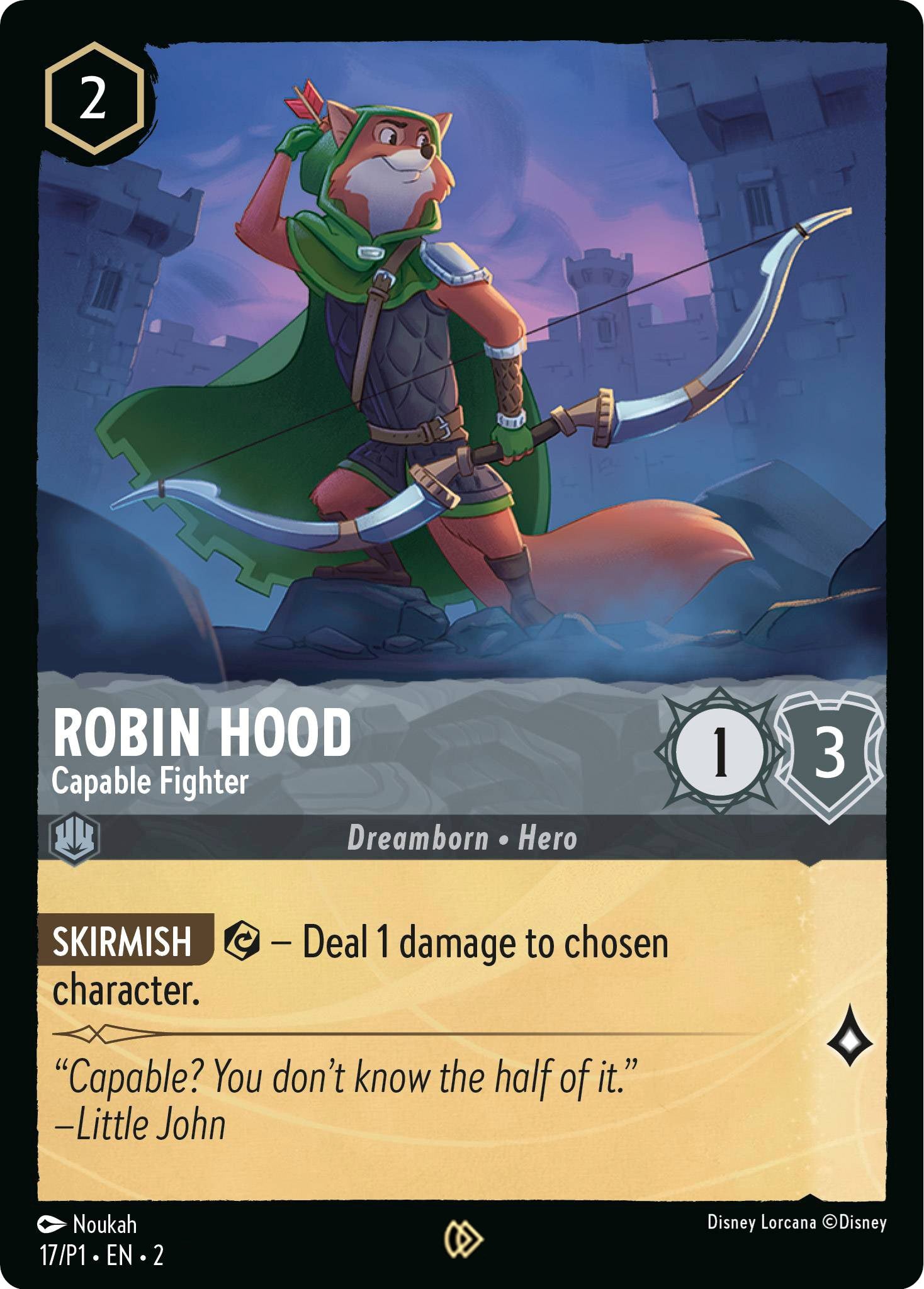 Robin Hood - Capable Fighter (17) [Promo Cards] | Rock City Comics