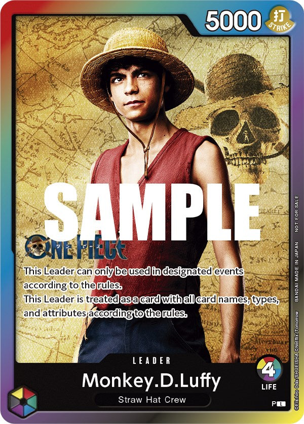 Monkey.D.Luffy (Leader Pack - Live Action) (Sealed Battle 2023 Vol. 1) [One Piece Promotion Cards] | Rock City Comics