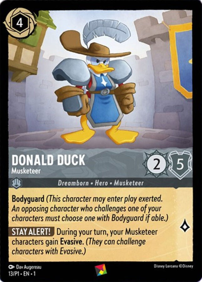 Donald Duck - Musketeer (13/P1) [Promo Cards] | Rock City Comics