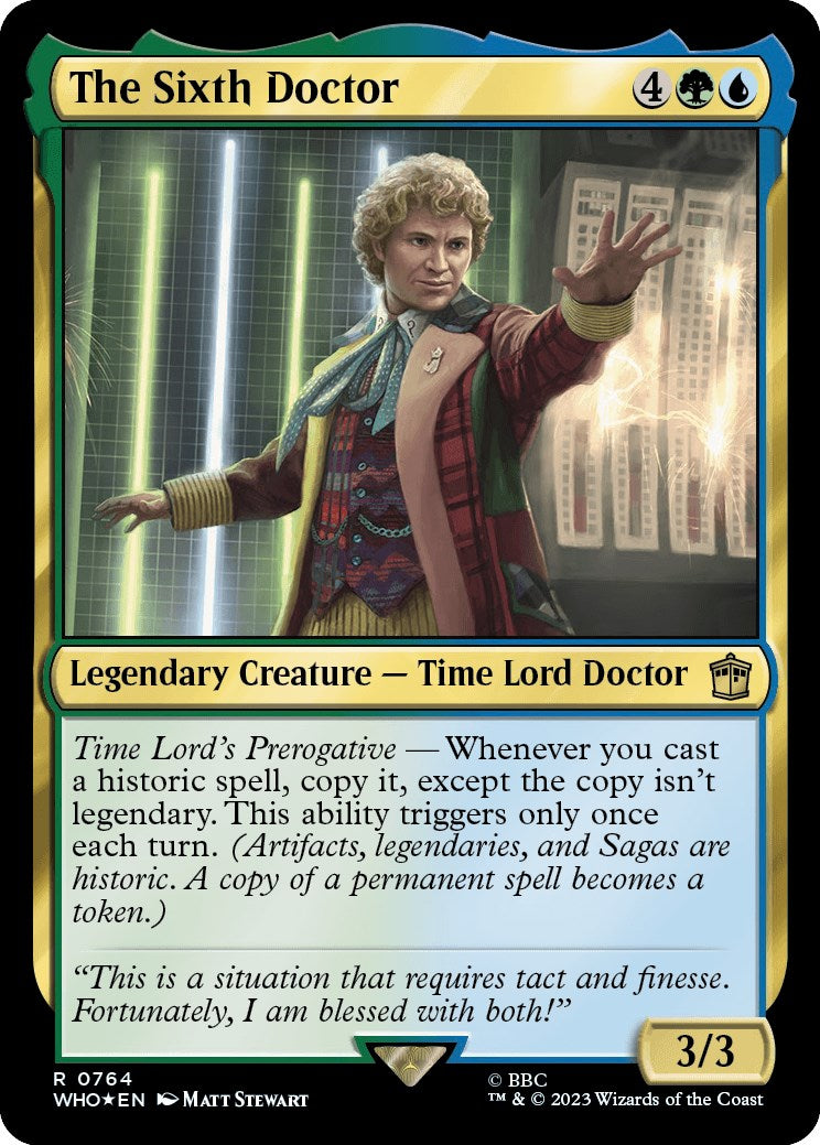 The Sixth Doctor (Surge Foil) [Doctor Who] | Rock City Comics