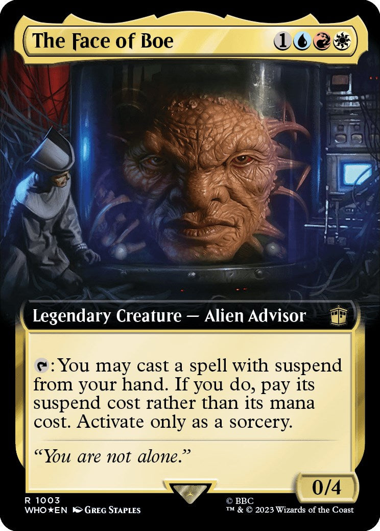 The Face of Boe (Extended Art) (Surge Foil) [Doctor Who] | Rock City Comics