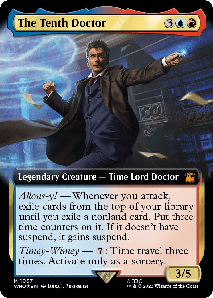 The Tenth Doctor (Extended Art) (Surge Foil) [Doctor Who] | Rock City Comics