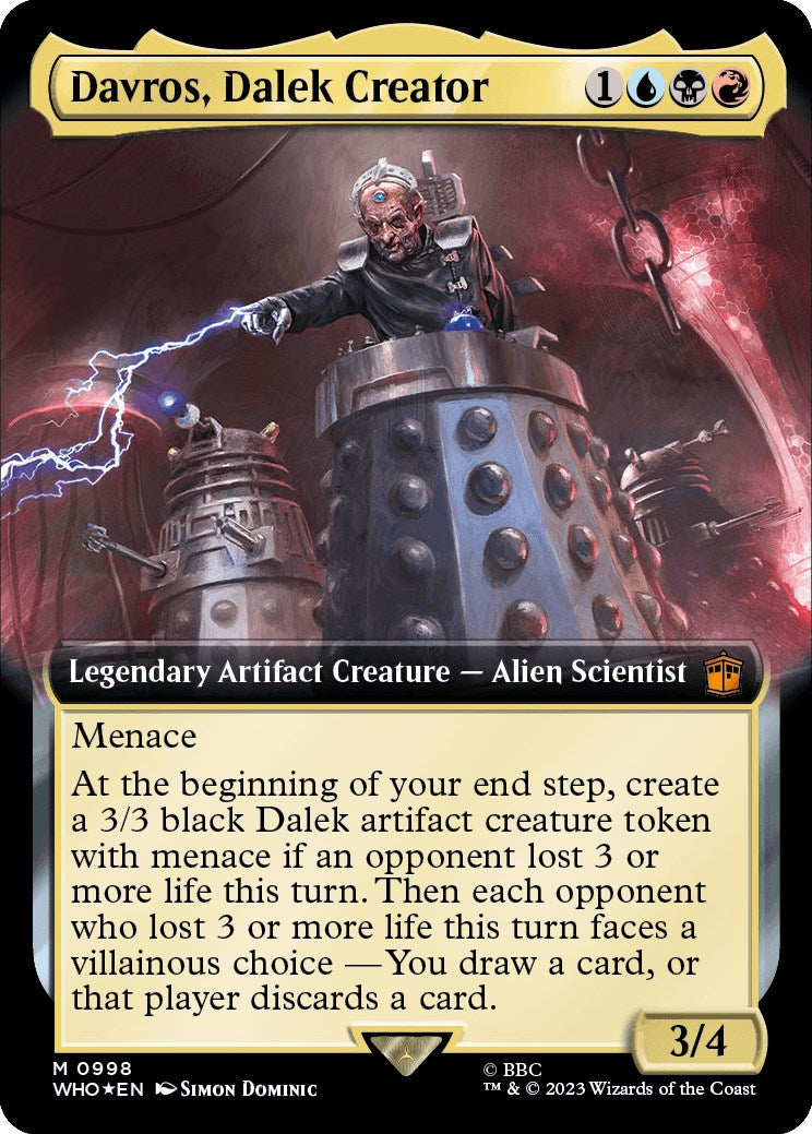 Davros, Dalek Creator (Extended Art) (Surge Foil) [Doctor Who] | Rock City Comics