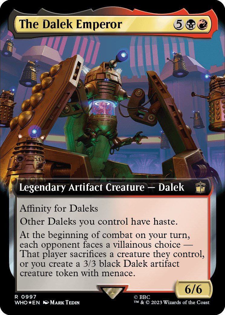 The Dalek Emperor (Extended Art) (Surge Foil) [Doctor Who] | Rock City Comics