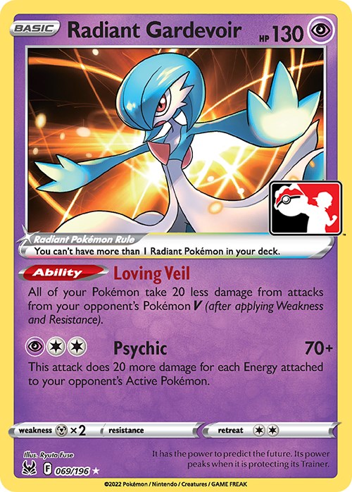 Radiant Gardevoir (069/196) [Prize Pack Series Three] | Rock City Comics