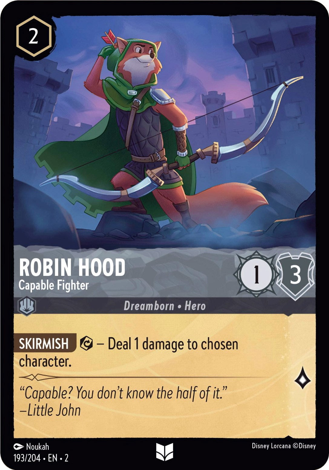 Robin Hood - Capable Fighter (193/204) [Rise of the Floodborn] | Rock City Comics