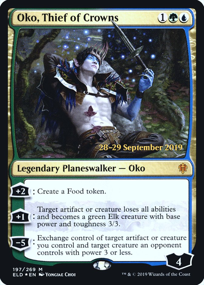 Oko, Thief of Crowns [Throne of Eldraine Prerelease Promos] | Rock City Comics