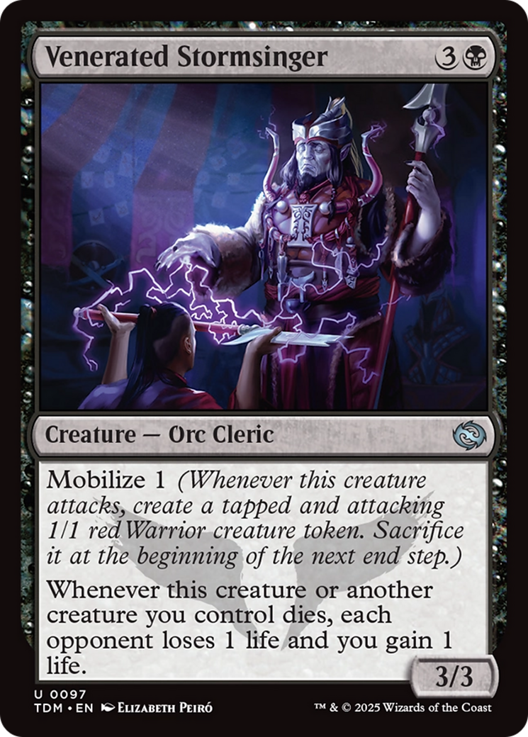 Venerated Stormsinger [Tarkir: Dragonstorm] | Rock City Comics