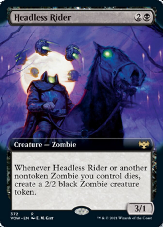 Headless Rider (Extended Art) [Innistrad: Crimson Vow] | Rock City Comics