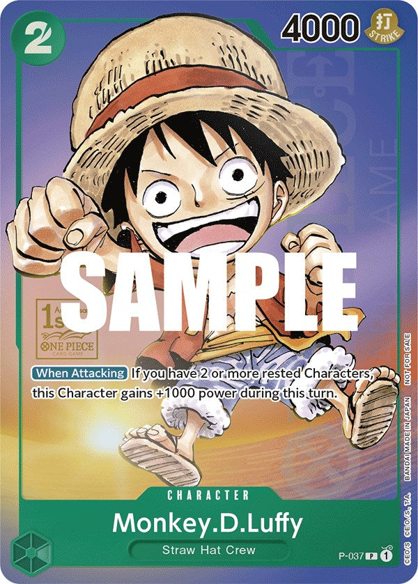 Monkey.D.Luffy (1st Anniversary Tournament) [One Piece Promotion Cards] | Rock City Comics