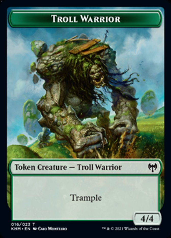Troll Warrior Token [Kaldheim Tokens] | Rock City Comics