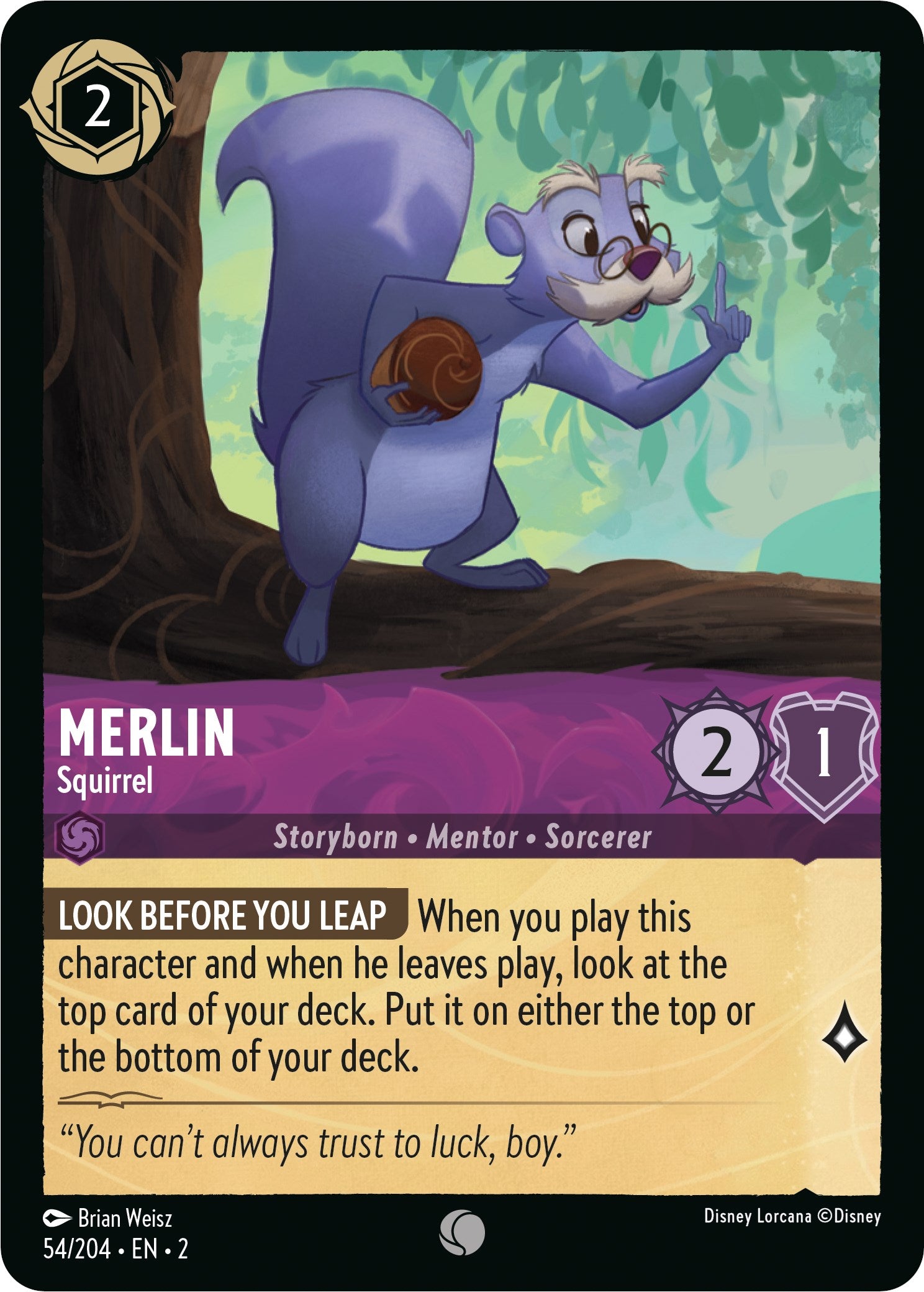 Merlin - Squirrel (54/204) [Rise of the Floodborn] | Rock City Comics