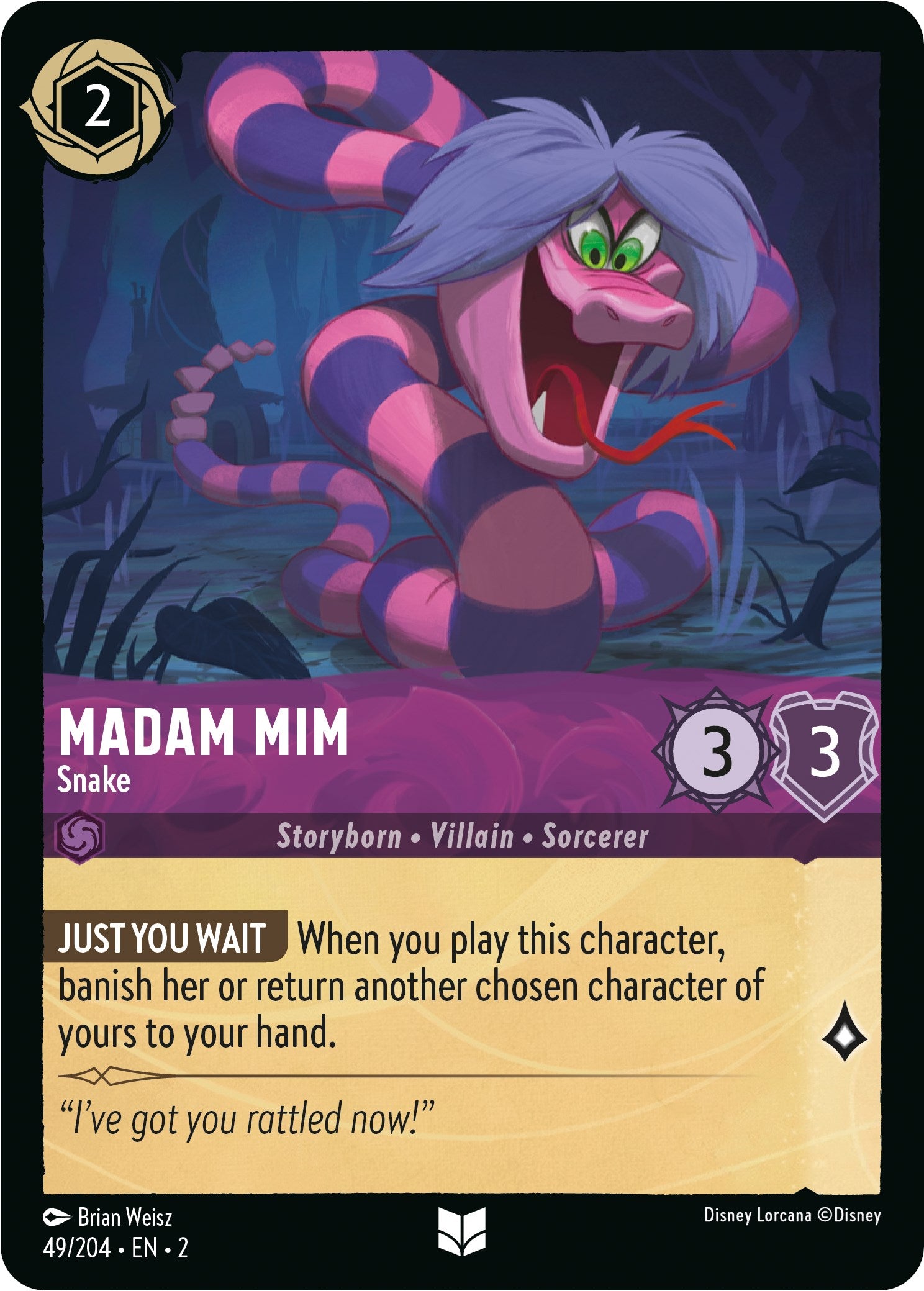 Madam Mim - Snake (49/204) [Rise of the Floodborn] | Rock City Comics