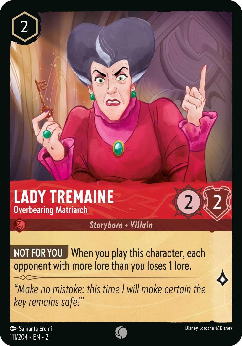 Lady Tremaine - Overbearing Matriarch (111/204) [Rise of the Floodborn] | Rock City Comics