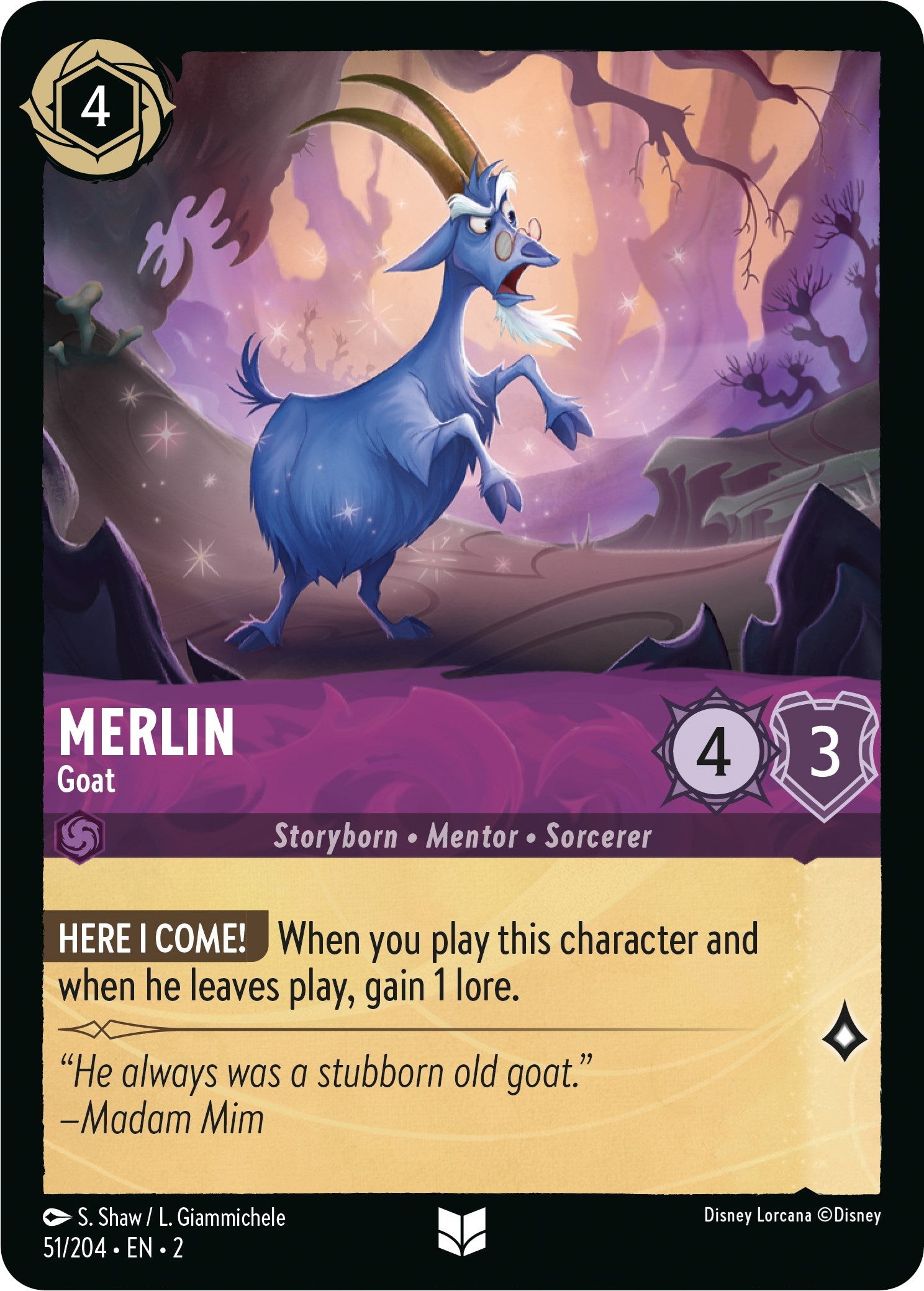 Merlin - Goat (51/204) [Rise of the Floodborn] | Rock City Comics