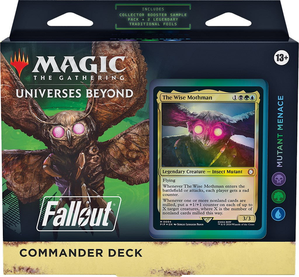 Fallout: Out of the Vault - Mutant Menace Commander Deck | Rock City Comics