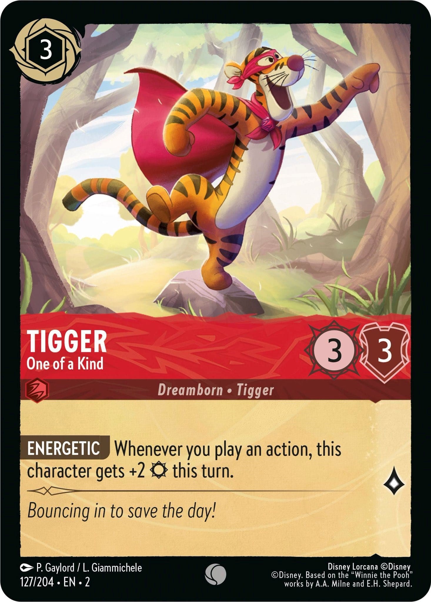 Tigger - One of a Kind (127/204) [Rise of the Floodborn] | Rock City Comics