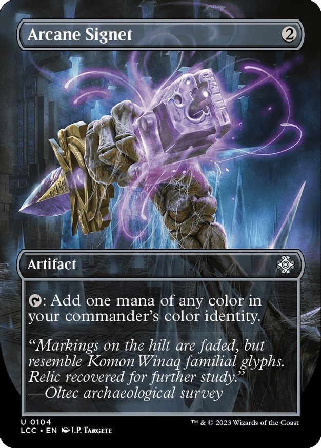 Arcane Signet (Borderless) [The Lost Caverns of Ixalan Commander] | Rock City Comics