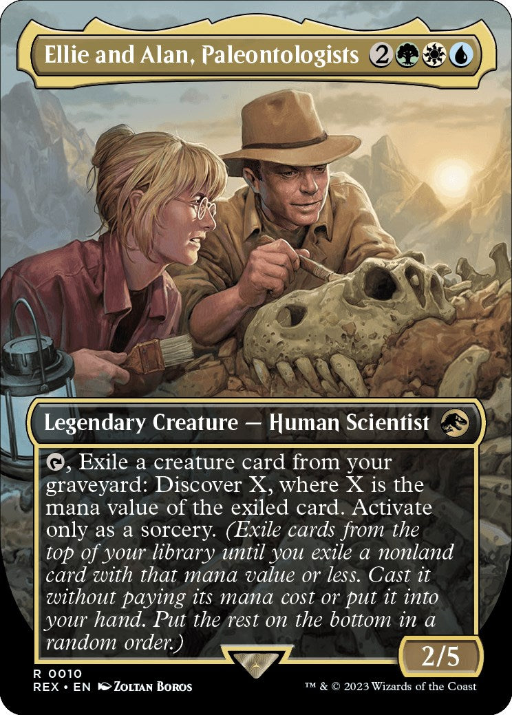 Ellie and Alan, Paleontologists (Borderless) [Jurassic World Collection] | Rock City Comics