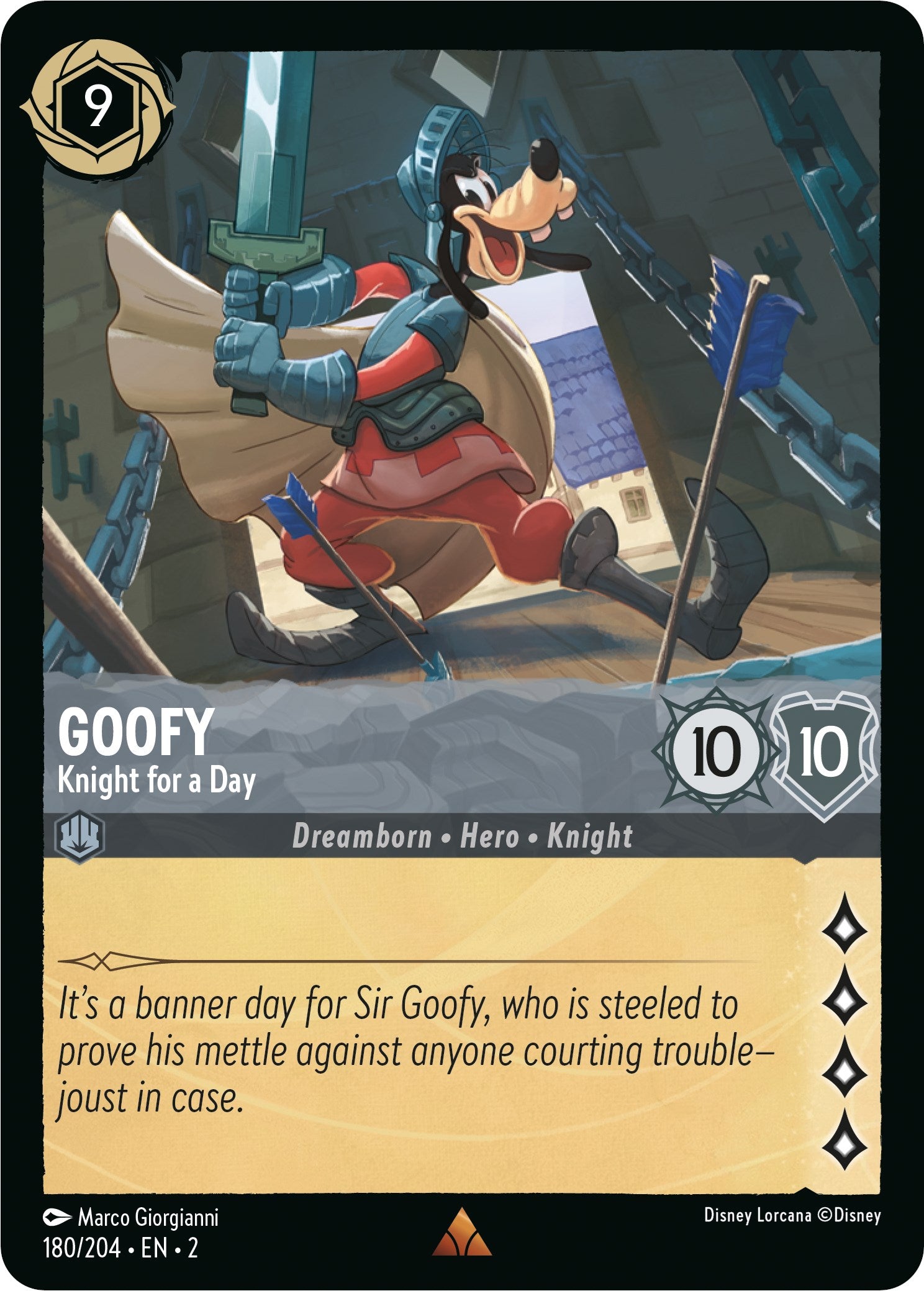 Goofy - Knight for a Day (180/204) [Rise of the Floodborn] | Rock City Comics