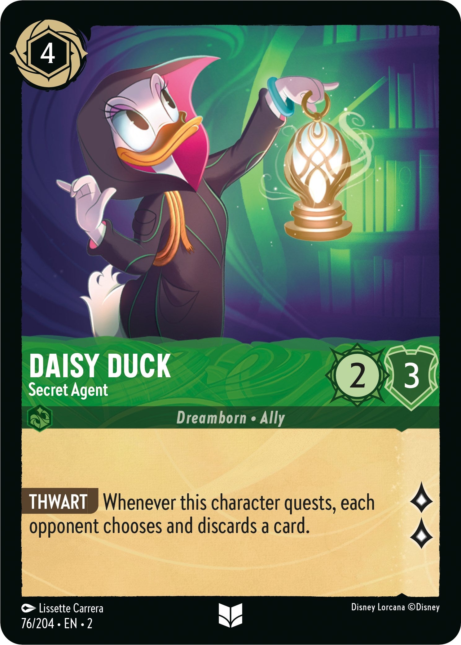 Daisy Duck - Secret Agent (76/204) [Rise of the Floodborn] | Rock City Comics