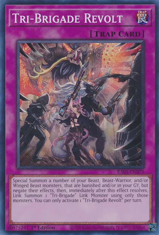 Tri-Brigade Revolt [RA01-EN079] Super Rare | Rock City Comics