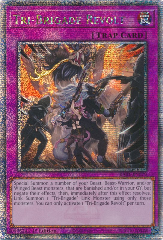 Tri-Brigade Revolt [RA01-EN079] Quarter Century Secret Rare | Rock City Comics