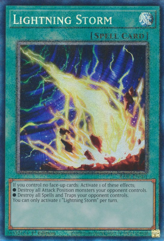 Lightning Storm [RA01-EN061] Prismatic Collector's Rare | Rock City Comics