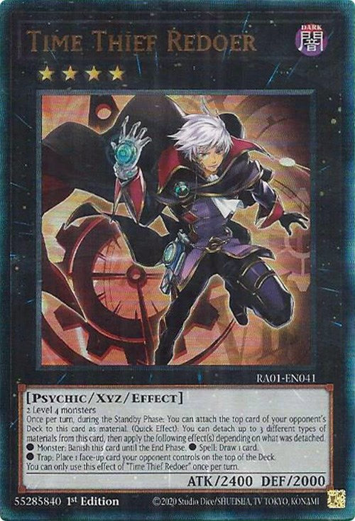 Time Thief Redoer [RA01-EN041] Prismatic Ultimate Rare | Rock City Comics