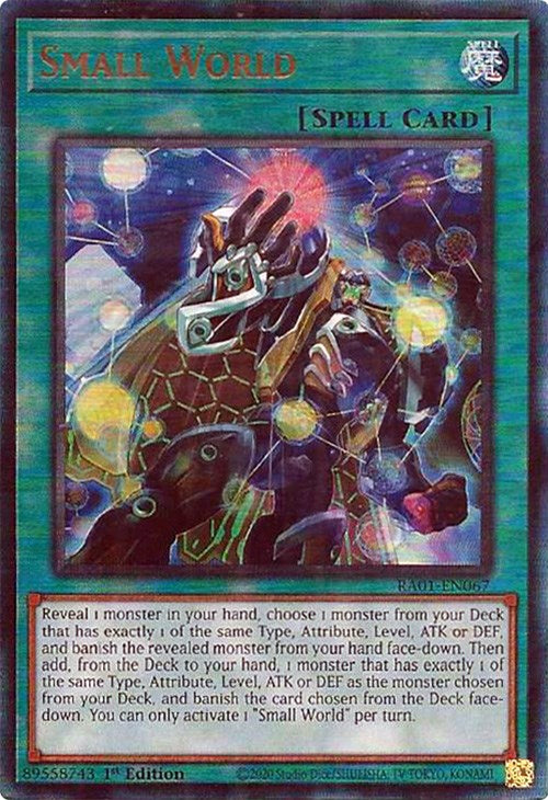 Small World [RA01-EN067] Prismatic Ultimate Rare | Rock City Comics