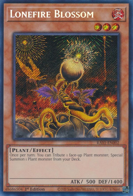 Lonefire Blossom [RA01-EN002] Secret Rare | Rock City Comics