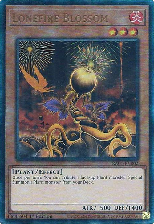 Lonefire Blossom [RA01-EN002] Prismatic Ultimate Rare | Rock City Comics