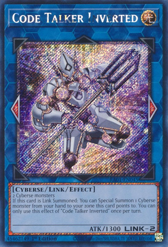 Code Talker Inverted [RA01-EN045] Platinum Secret Rare | Rock City Comics