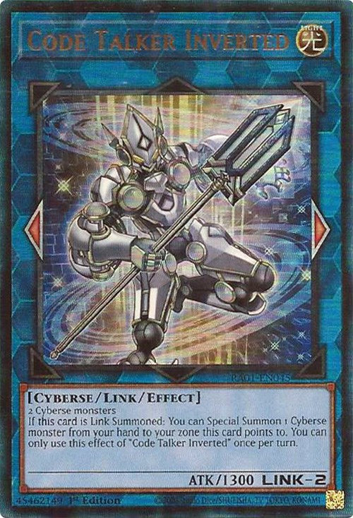 Code Talker Inverted [RA01-EN045] Prismatic Ultimate Rare | Rock City Comics