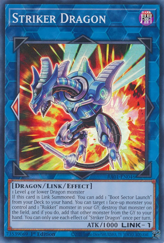 Striker Dragon [RA01-EN046] Super Rare | Rock City Comics