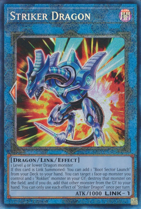 Striker Dragon [RA01-EN046] Prismatic Collector's Rare | Rock City Comics