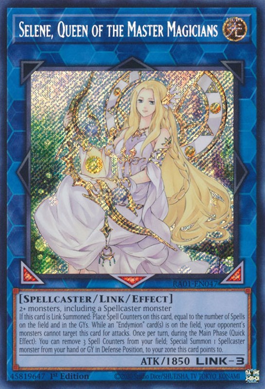 Selene, Queen of the Master Magicians [RA01-EN047] Secret Rare | Rock City Comics