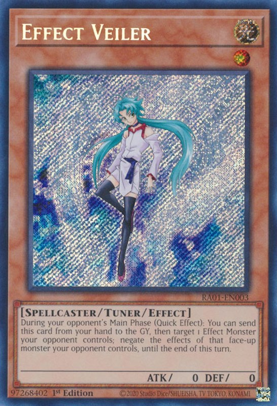 Effect Veiler [RA01-EN003] Secret Rare | Rock City Comics